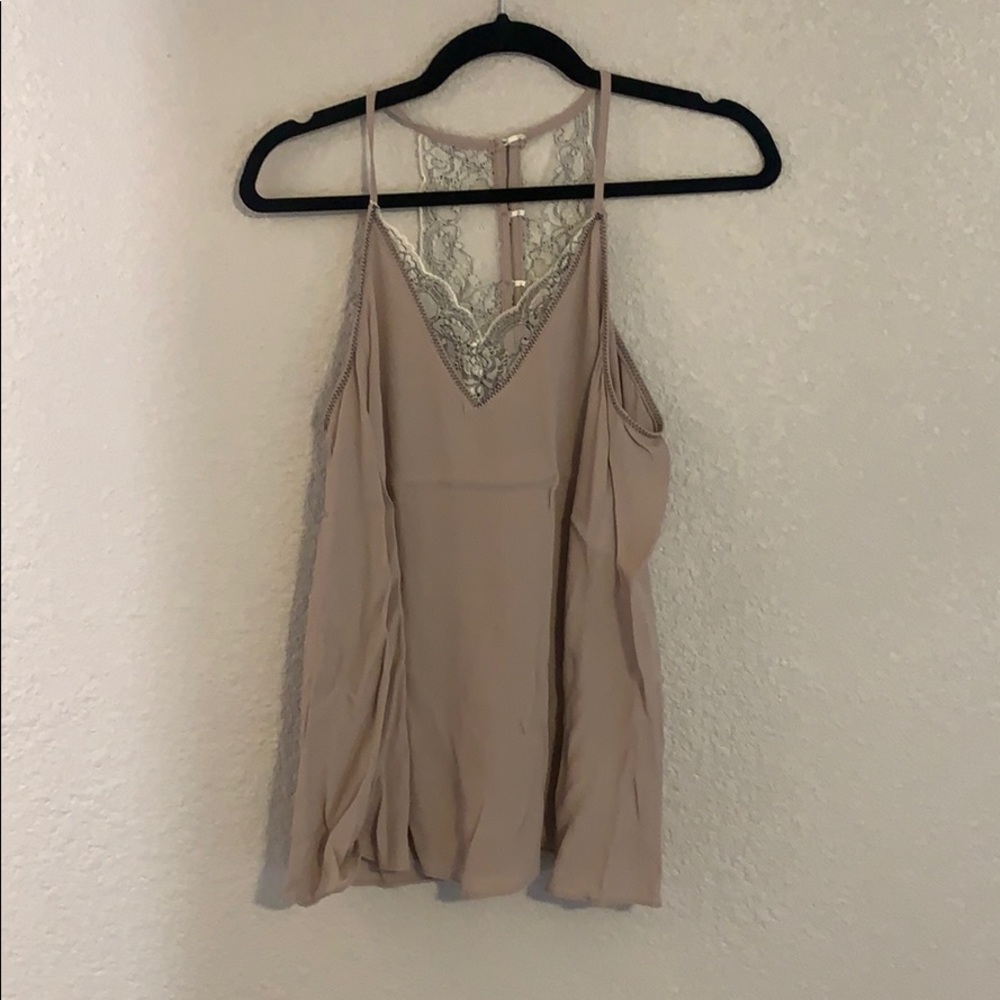 Lace tank top